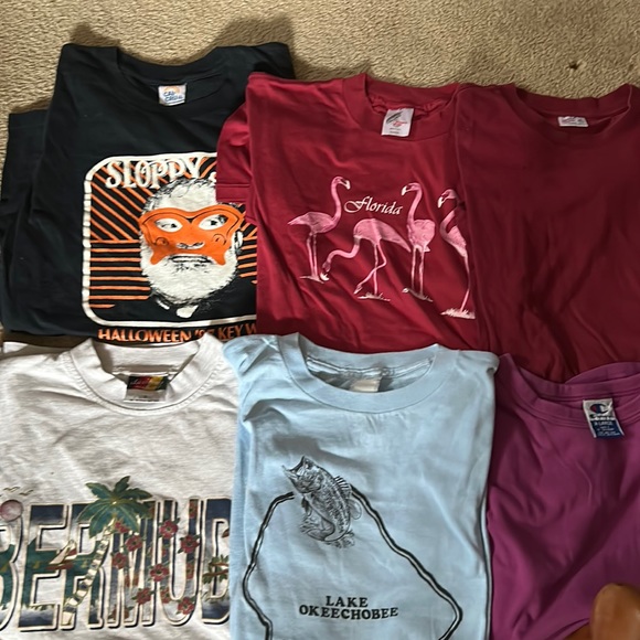 Vintage Shirts Lot Of 6 8s Vintage Mens Tshirts In Pristine